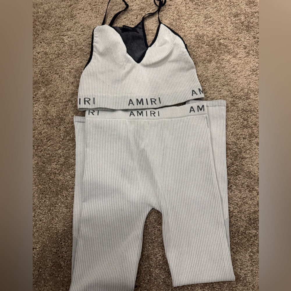 AMIRI Women's Ribbed Leggings Set